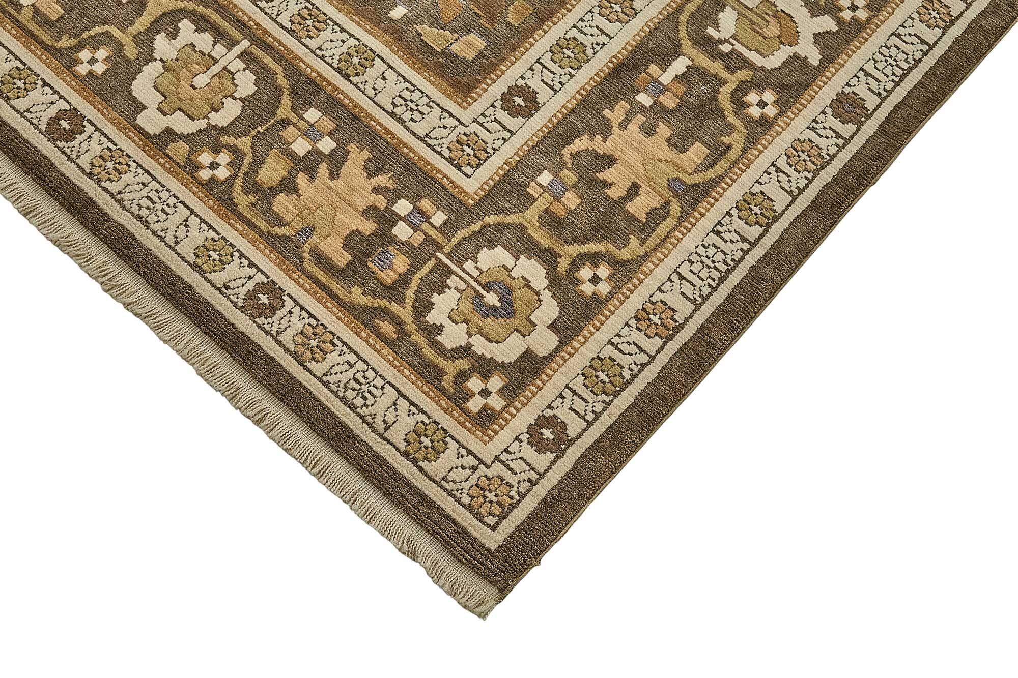 Turkish Handcrafted Loom Oushak Rug 204 cm x 304 cm
