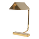 Lampe de table vintage en laiton 1960 Suisse