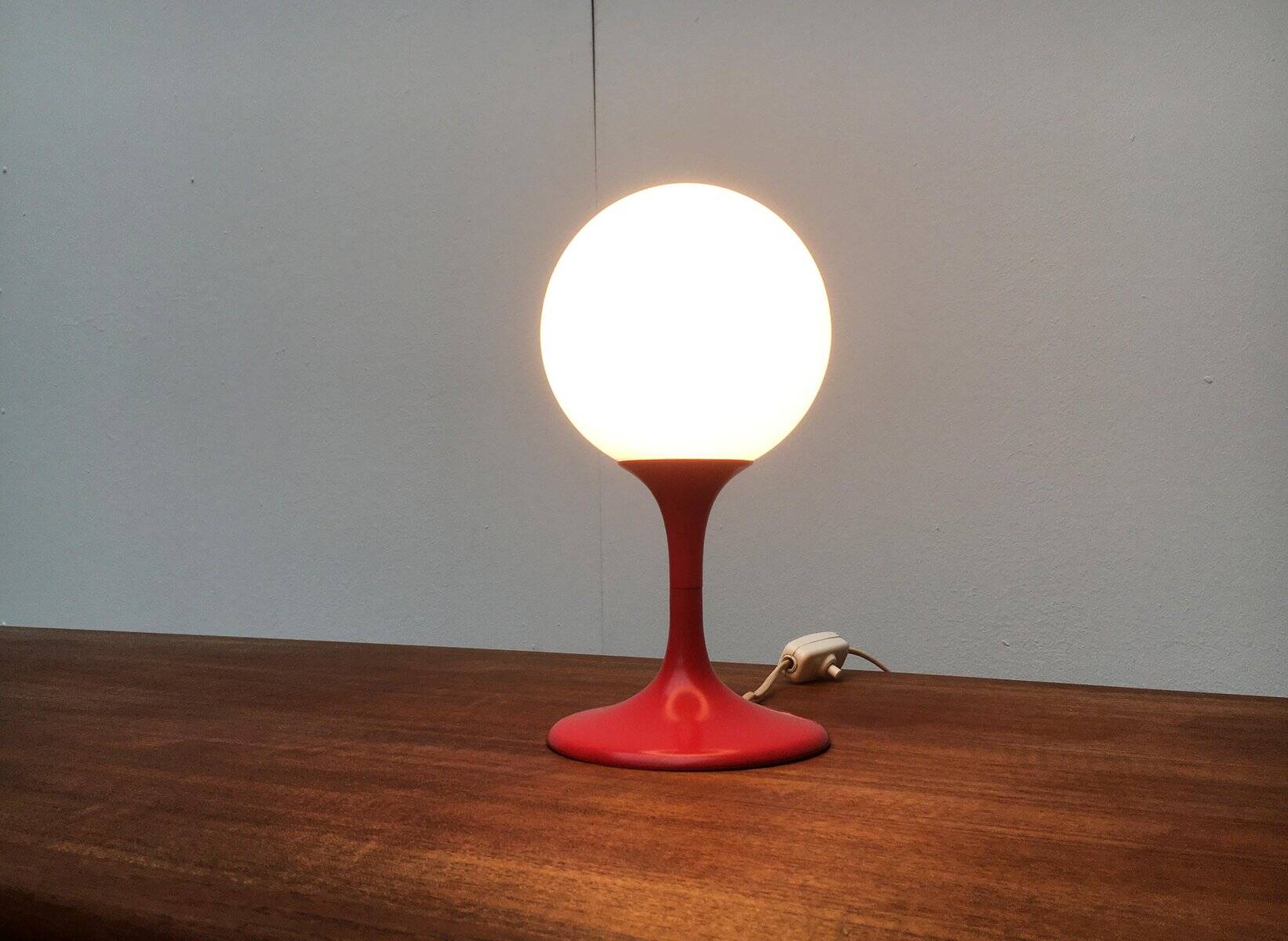 Swiss Space Age table lamp by E.R. Nele for Temde