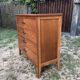 Vintage chest of drawers with 4 oak drawers