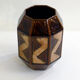 Vase St-Clement copper graphic decoration