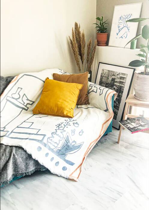 TERRA GRECA - WOVEN THROW
