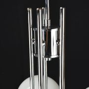 Modernist chrome chandelier