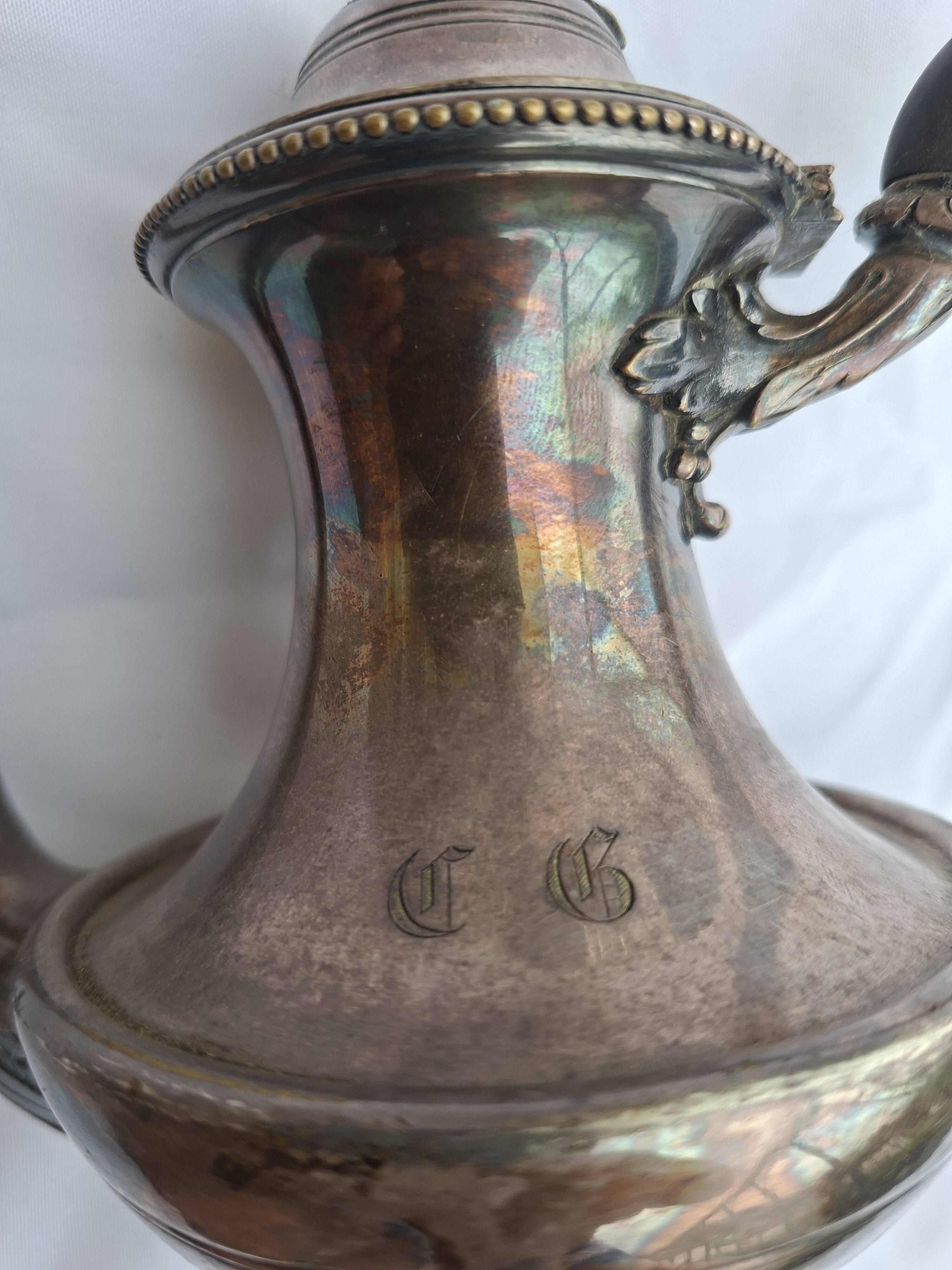 Cafetière ancienne Christofle modèle n°17 – métal argenté