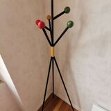 Vintage coat rack 50s balls
