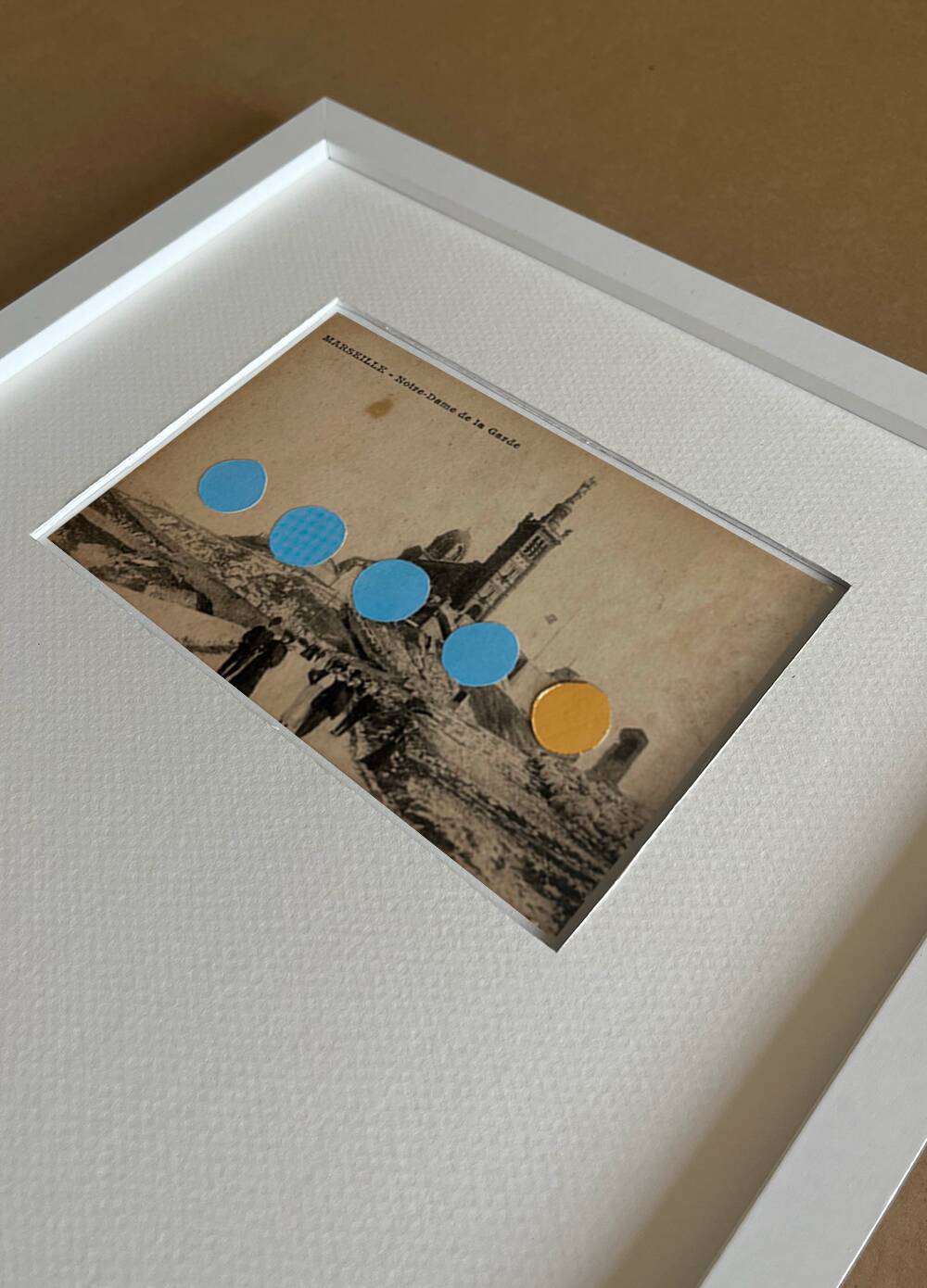 Massilia - Collage on postcard