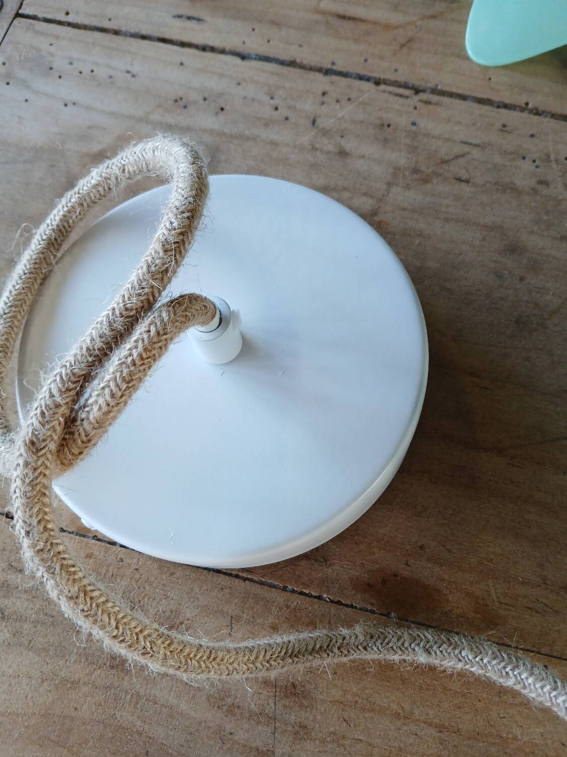 Pair of vintage tulip pendant lights