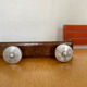 Patere vintage bois et aluminium