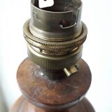 Wooden lamp foot