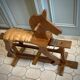 Old wooden rocking horse