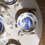 Set of 6 Romantic flat plates from Sarreguemines