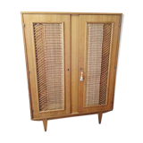 Rattan wardrobe