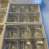 Set de 70 verres Crystal Durand - Organdi -
