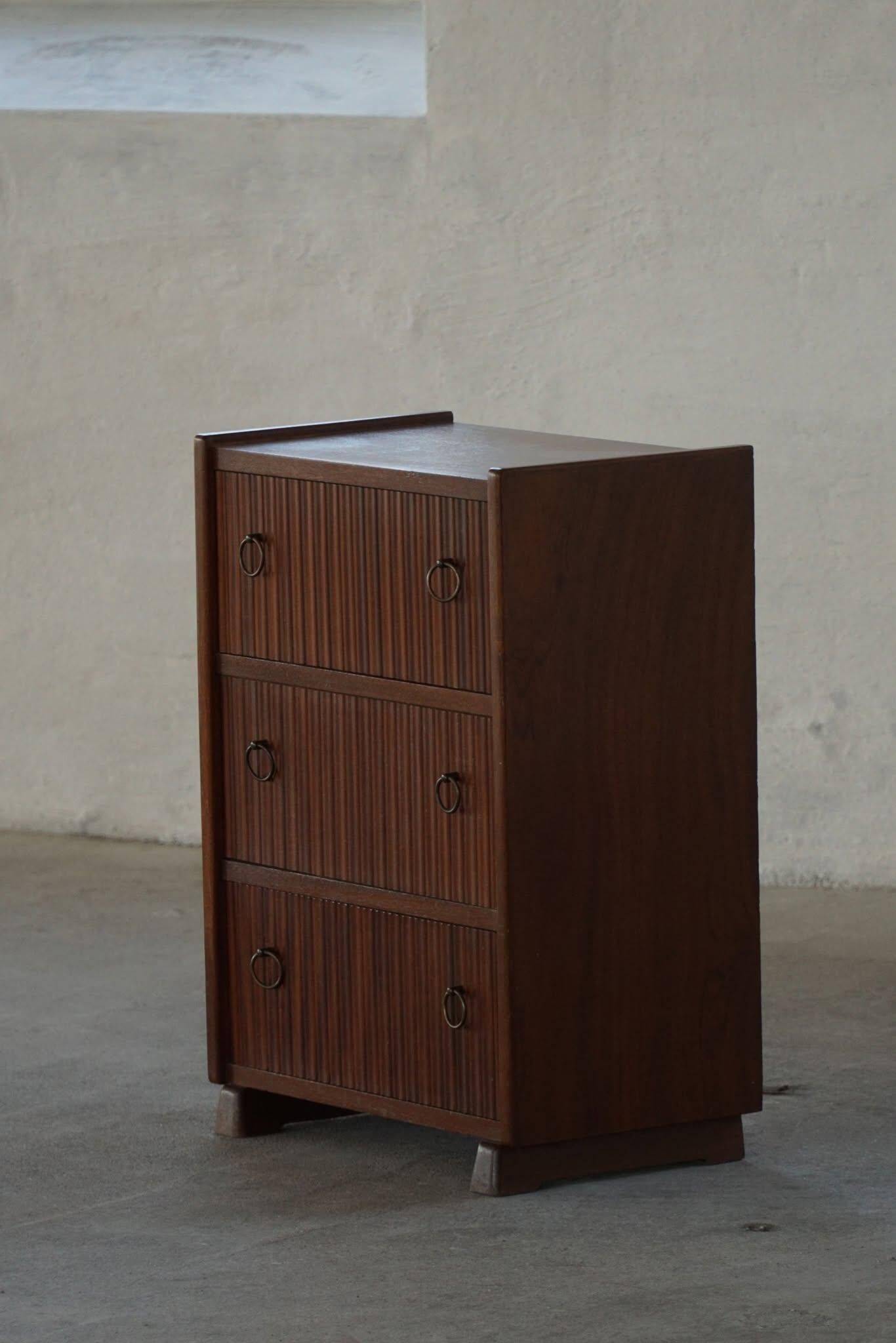 Modern Danish, Mahogany Commode, Frits Henningsen, 1940s
