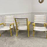 Three garden armchairs from the 1970s