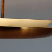 Bauhaus UFO Pendant Lamp by Josef Hurka for Napako, 1930s