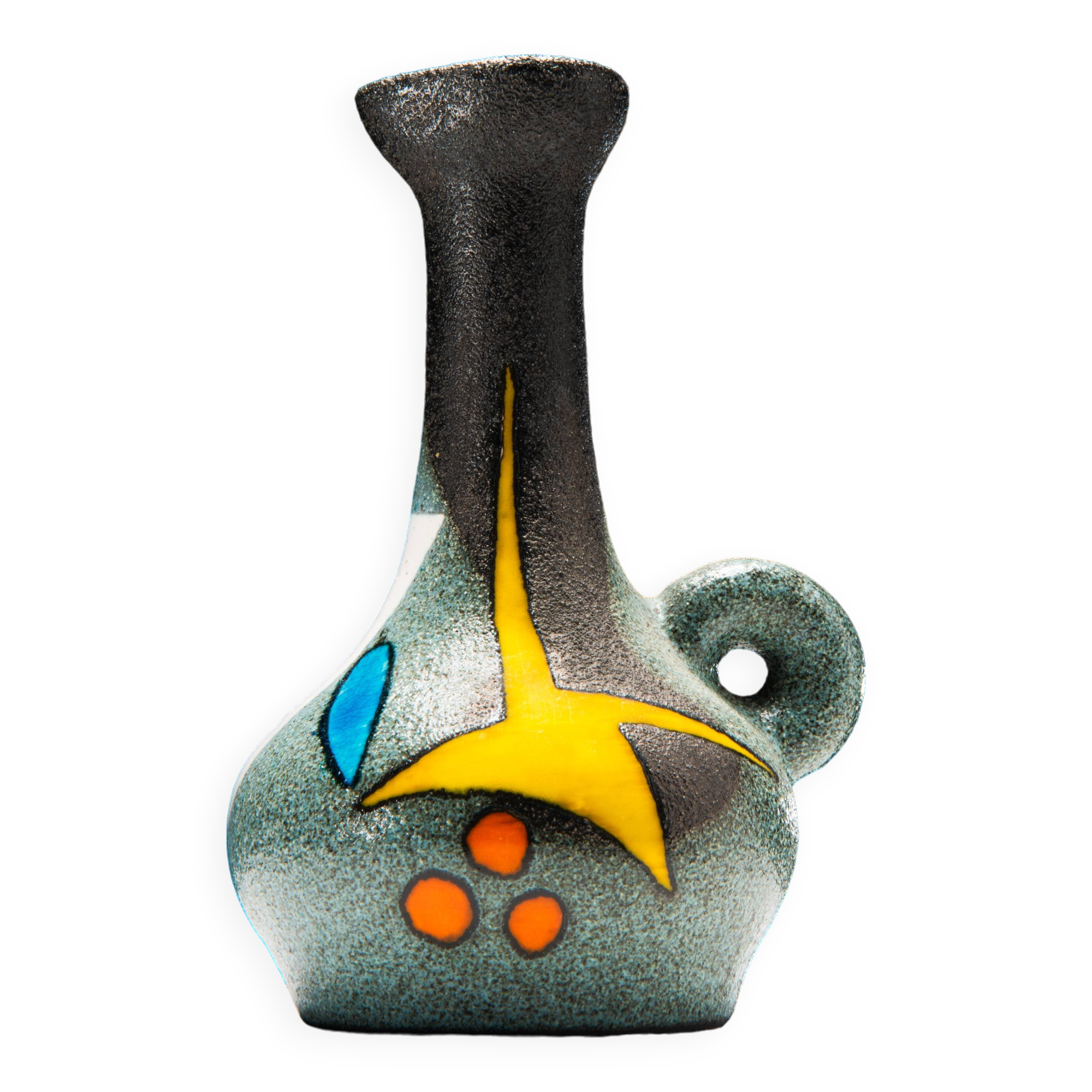 Ceramic Vase - 1950's- France - Gilbert Valentin & Les Archanges