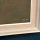 Huile sur toile originale suédoise – "Paysage" par Dina Mortensen – Signé DM – Vintage et encadré – 53 × 45,5 cm (20,9" × 17,9")