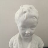 Bust after Houdon signed Tharaud Limoges