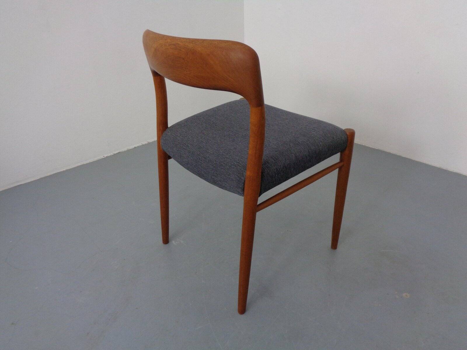 Danish Model 75 Chair in Oak by Niels Otto Møller for J.L. Møllers, 1960s