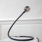 Black Hebi lamp by Isao Hosoe for Valenti, large version, 1970s.