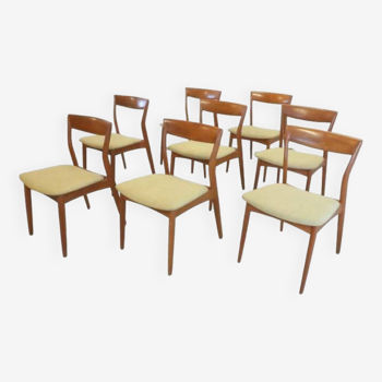 Suite de 8 chaises R. Borregaard pour Viborg eetkamerstoelen