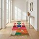 Colourful Berber hallway rug 75 x 280 cm