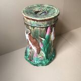 Tabouret de jardin en majolique, par Thomas Forester and Sons, vers 1880