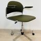 Fully Restored  Olive Office Chair by Kovona K-107, Czechoslovakia 1970