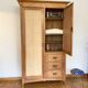 Armoire art déco bois brut & jute