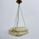 Art deco glass hanging lamp, 1950s