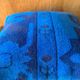 Vintage Turkish Wool Tribal Pillow, 18x18 Hand-Knotted Rug Cushion