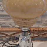 Glass foot lamp