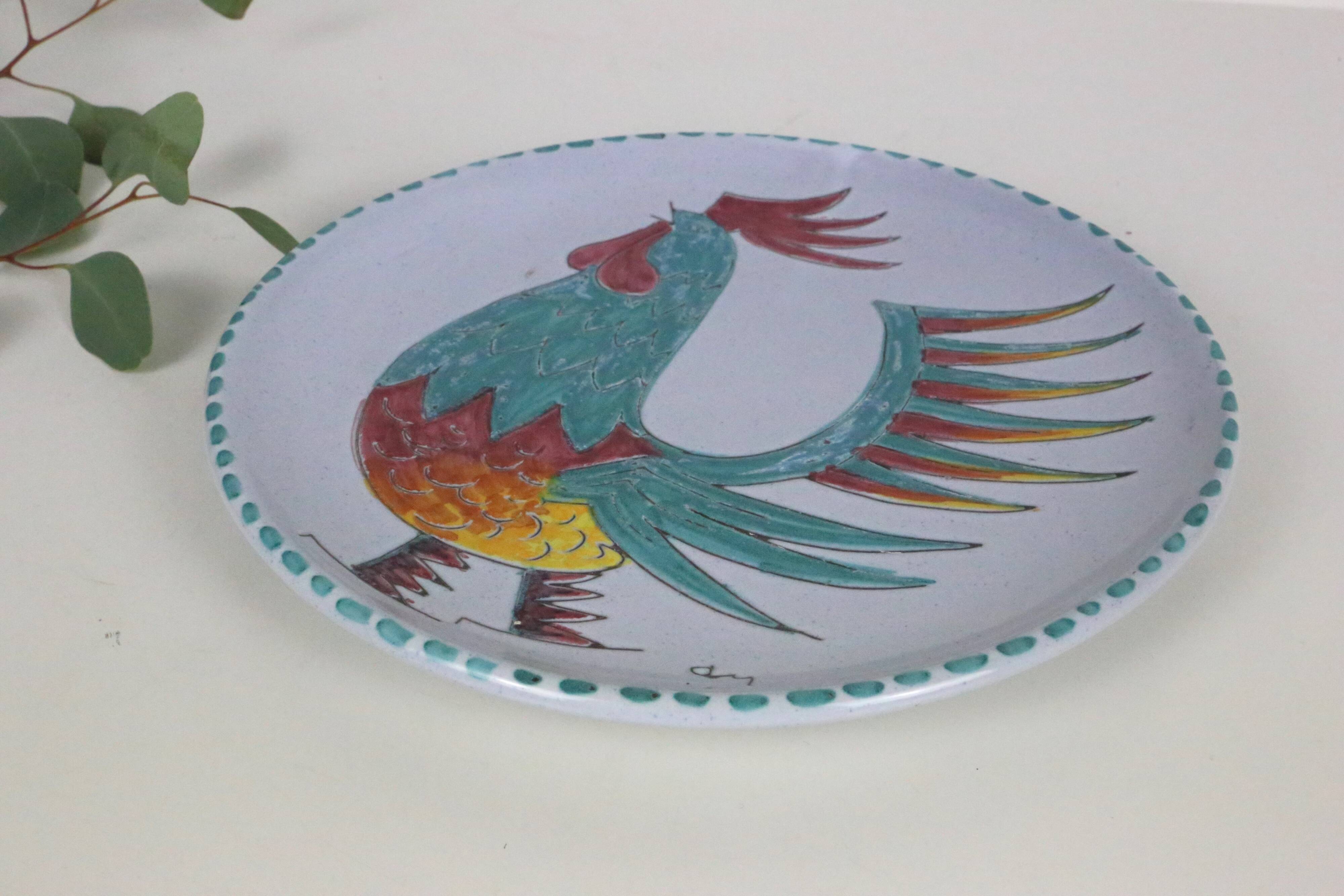 Vintage Rooster Plate