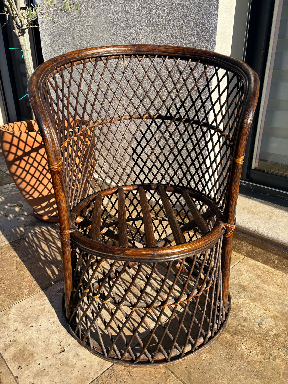 1960s rattan living room set