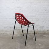 Set of 6 "Deauville" chairs by Pierre Guariche for Meurop