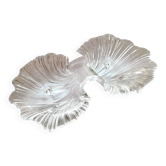 Coupe coquillage en verre transparent
