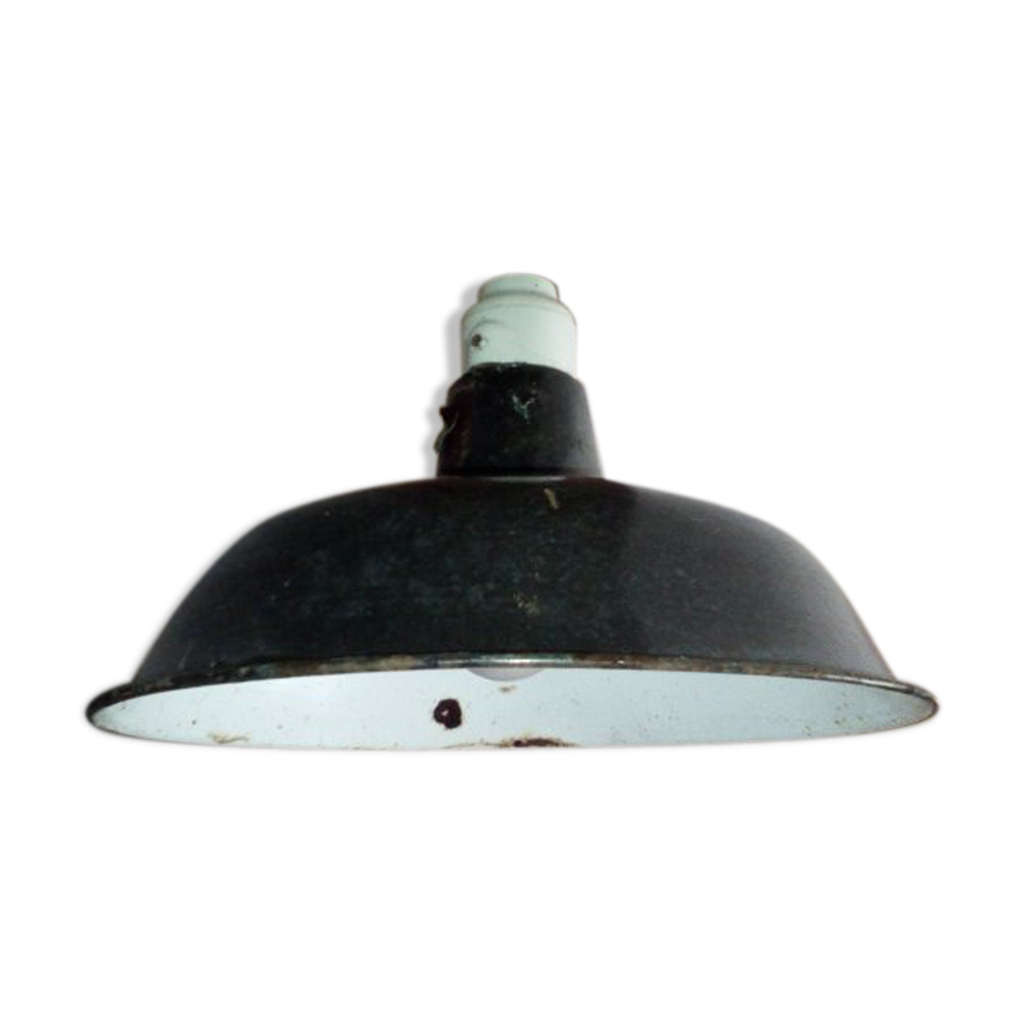 Black enamelled suspension