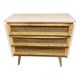 Commode vintage rotin