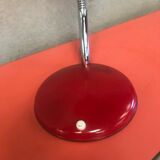 Vintage metal red lamp 1960