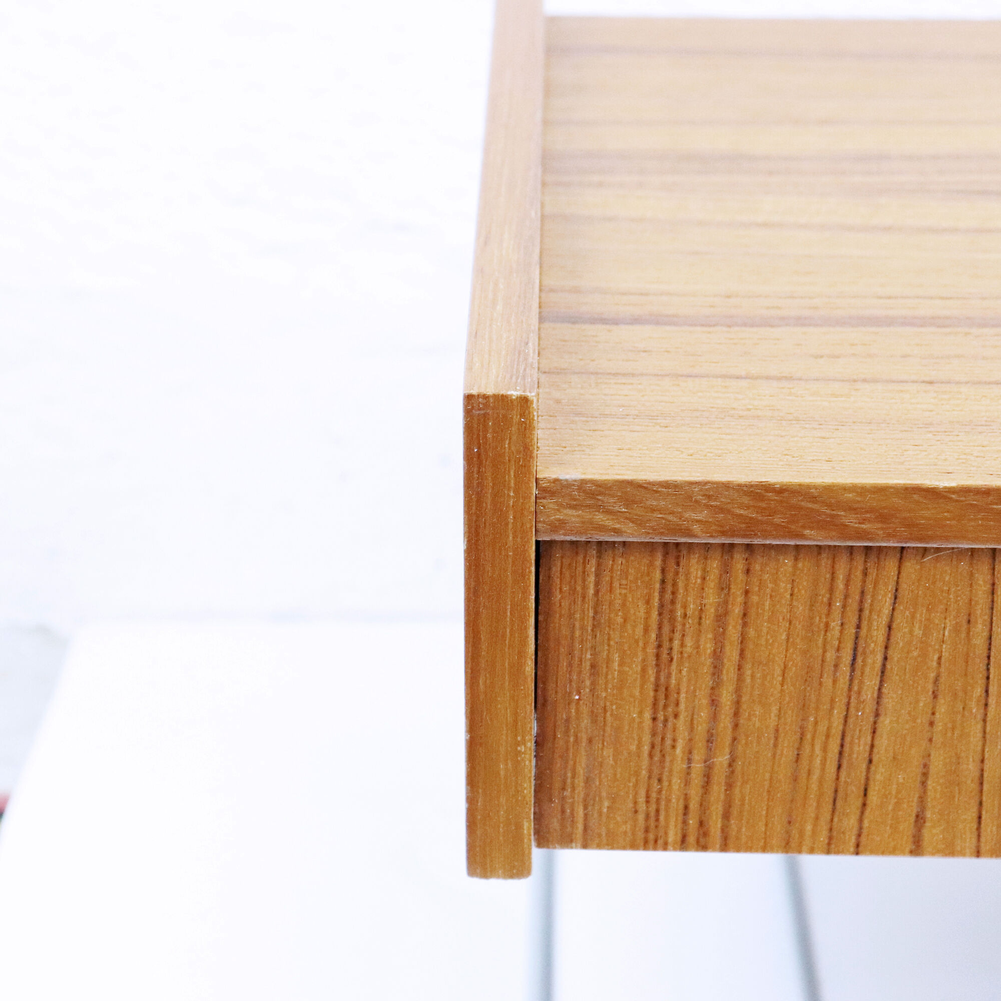 Hanging teak bedside table, 1960