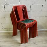 Set of 8 chairs Tolix T4