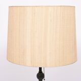 Classic Green color wooden floor lamp 1950s France