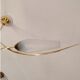 Chandelier with two vintage wall lamps house Lunel 1960