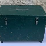 Caisse a outils vert sapin en bois