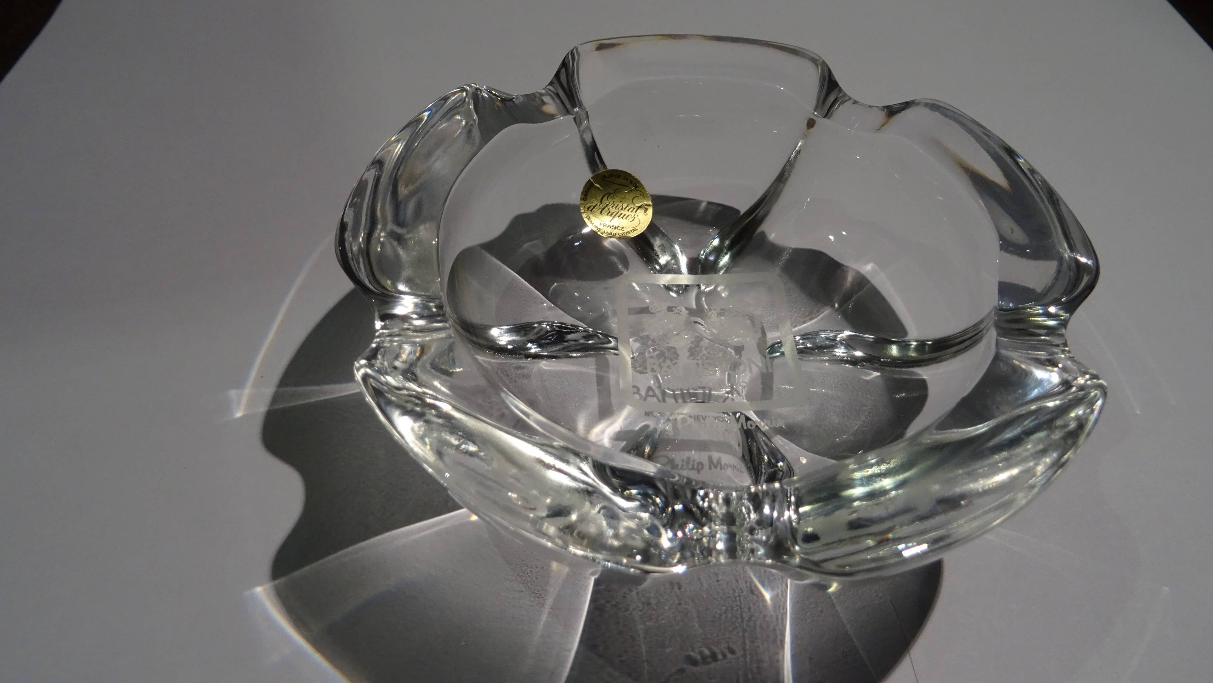 ashtray in Crystal of Arques