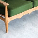brutalist sofa | couch | 1960s | oak | Danish