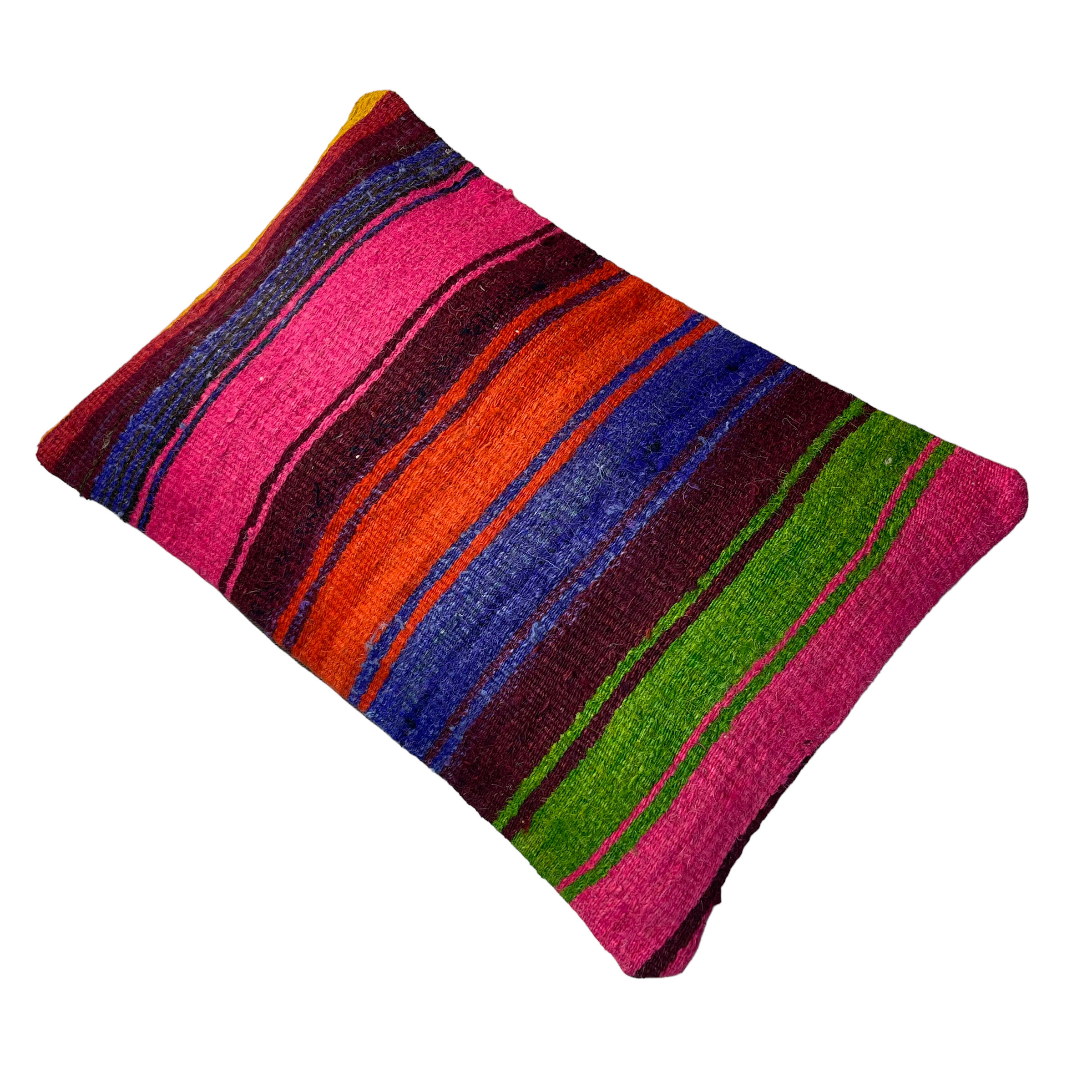 Vintage turkish kilim cushion cover 30x50cm