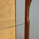 Vintage display cabinet in burl veneer, design, Italy, 1920s-1930s