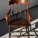 Fauteuil Windsor en bois tourné XXIXème